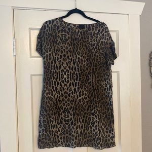 Heather leopard dress